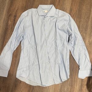 Classic Light Blue Men's Dress Shirt